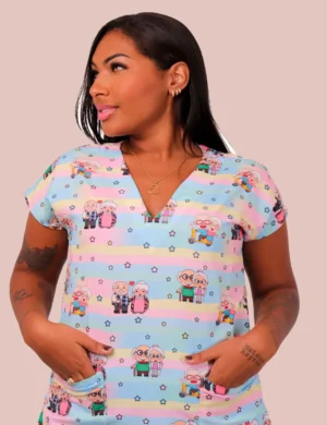 Conjunto Pijama ref019 cuidador 2