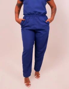 Calça cor azul royal