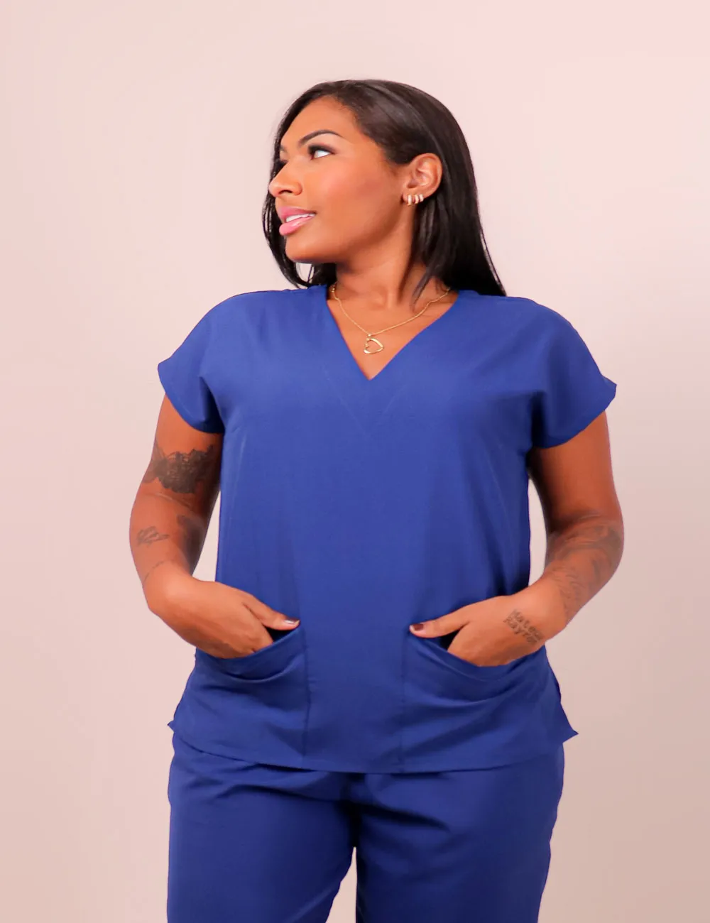 Conjunto Pijama Azul Royal