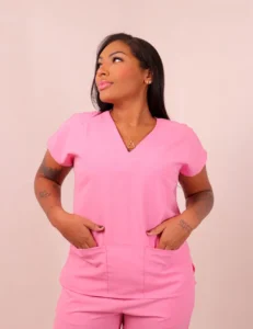 Conjunto Pijama Rosa chiclete