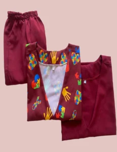 Combo 3peças ref32 autismo 2 vinho